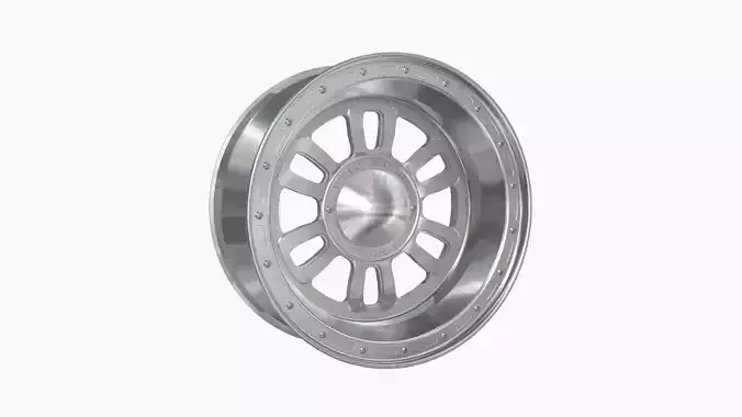 Weld Racing Mountain Crusher wheel Low-poly 3D model