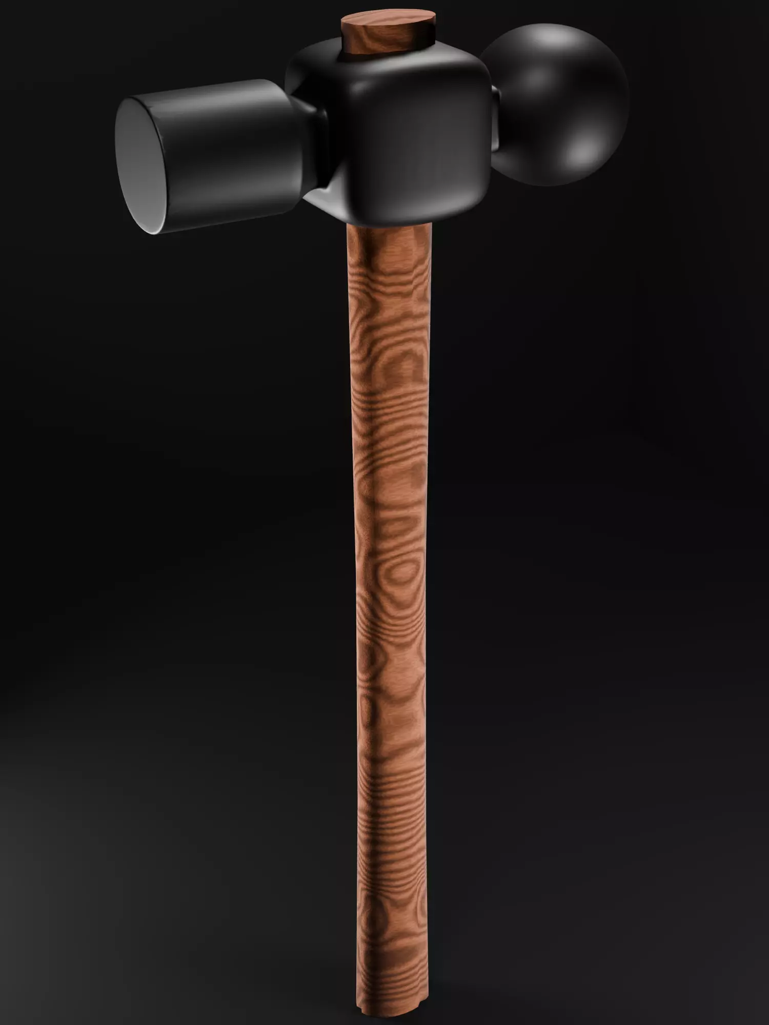 Low poly hammer Free low-poly 3D model