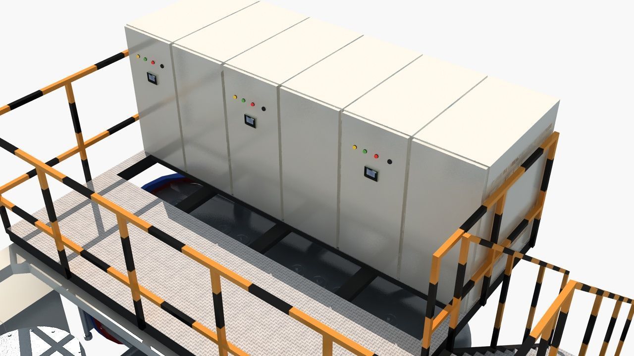 Vacuum Furnace 3D model_11