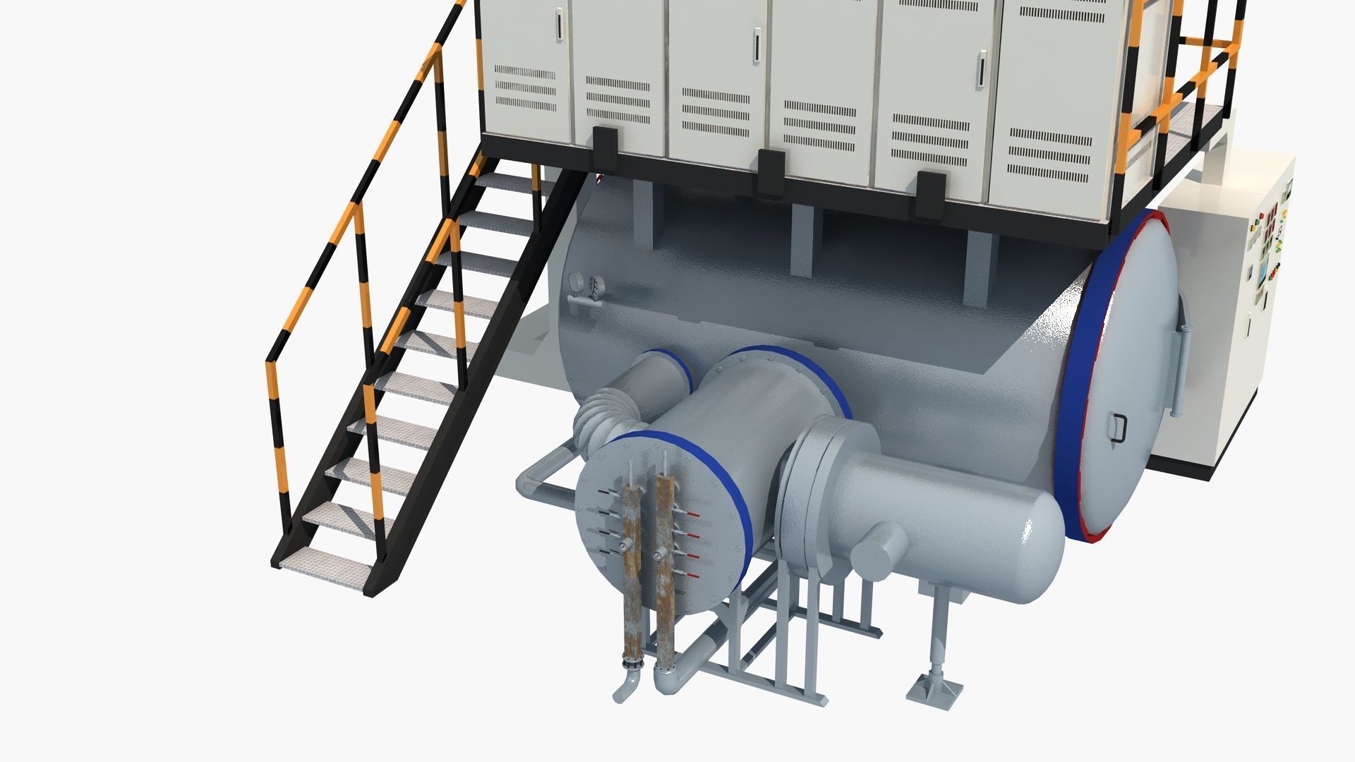 Vacuum Furnace 3D model_7