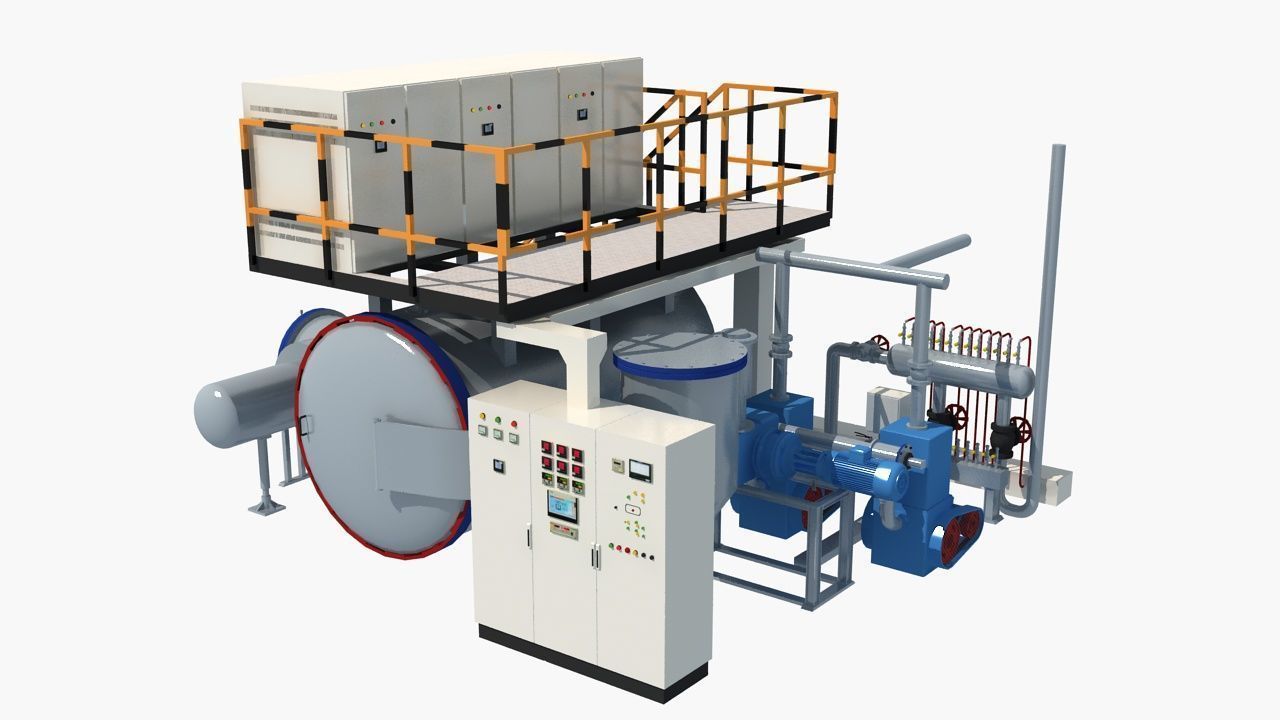 Vacuum Furnace 3D model_1