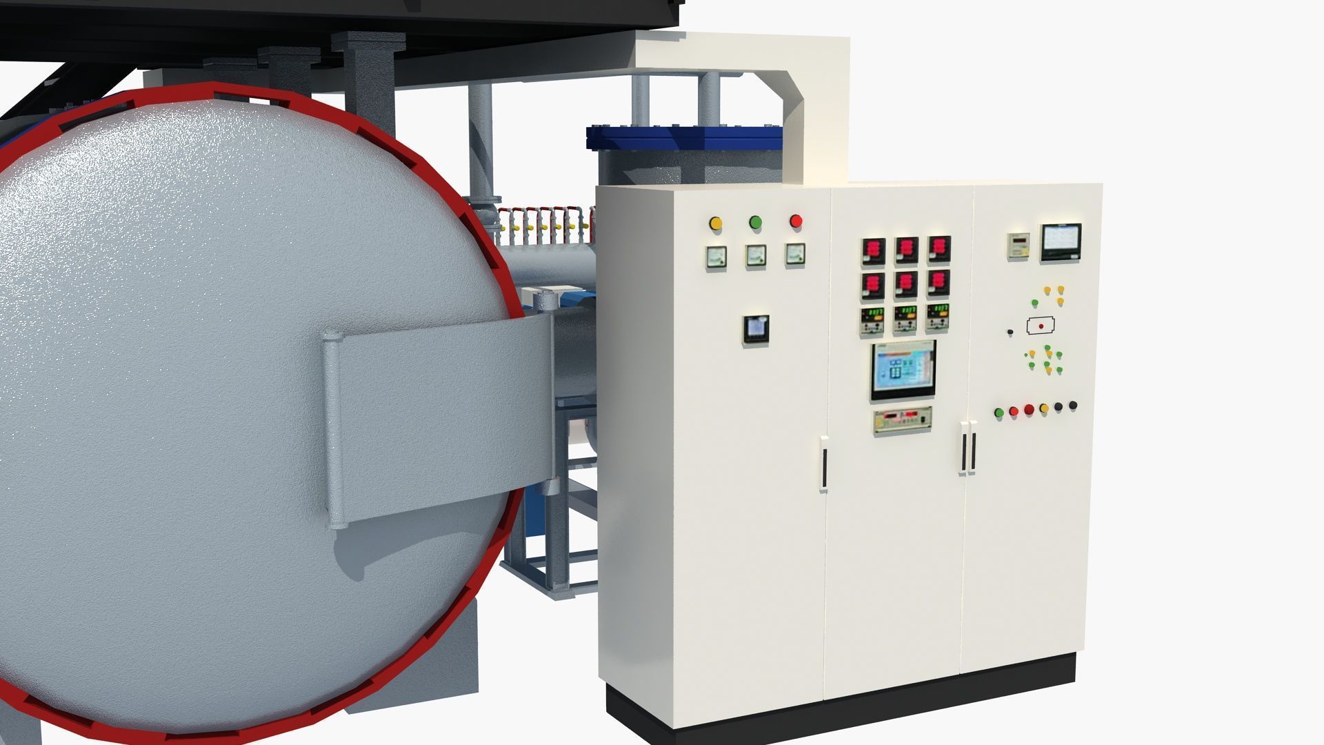 Vacuum Furnace 3D model_8