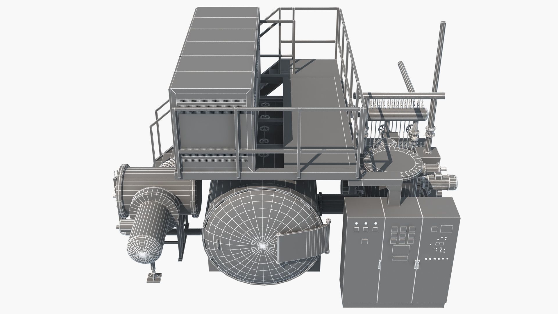 Vacuum Furnace 3D model_13