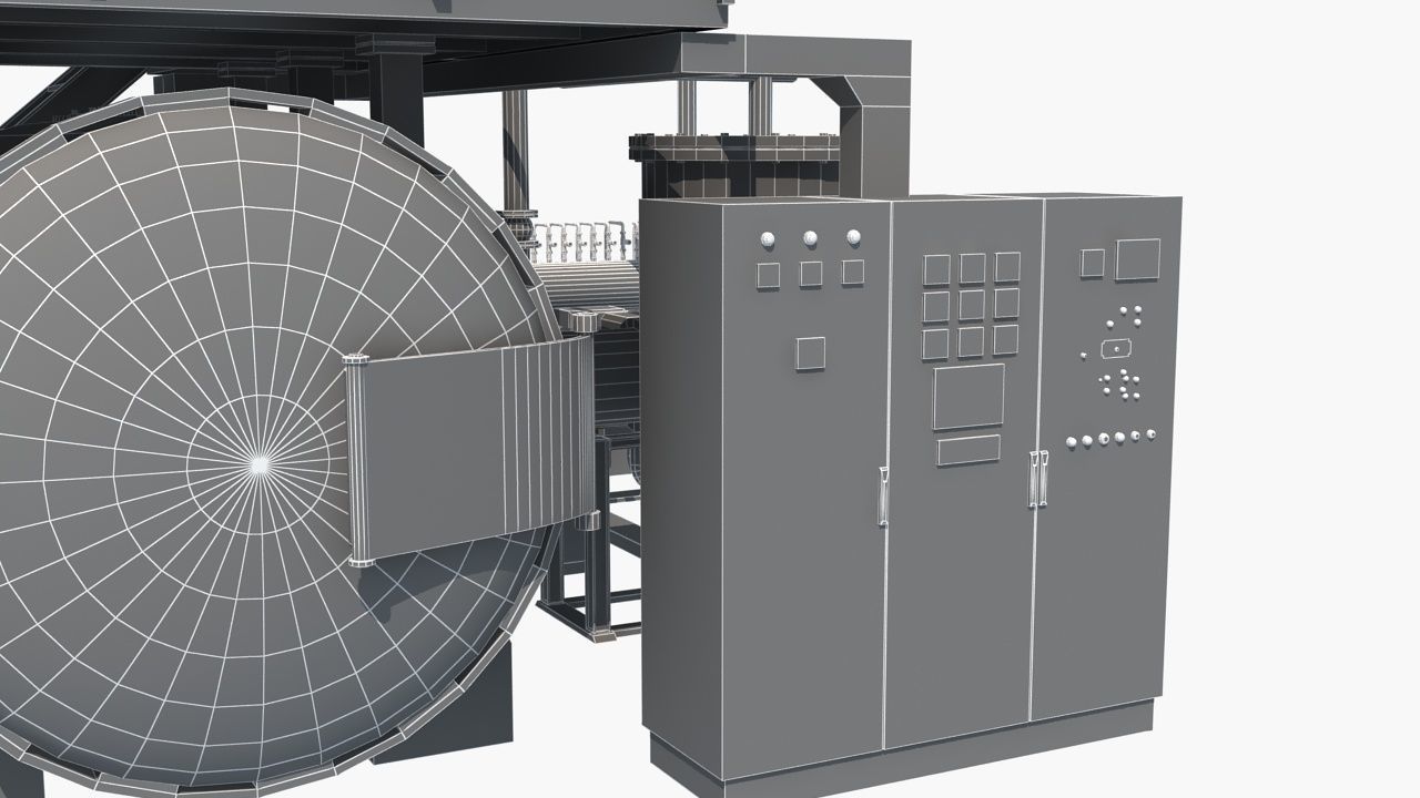 Vacuum Furnace 3D model_14