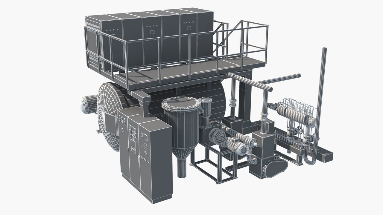 Vacuum Furnace 3D model_16