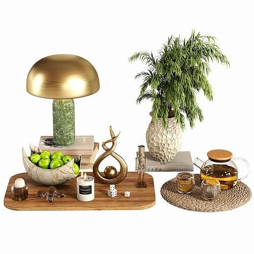 Decorative set 12 3D model