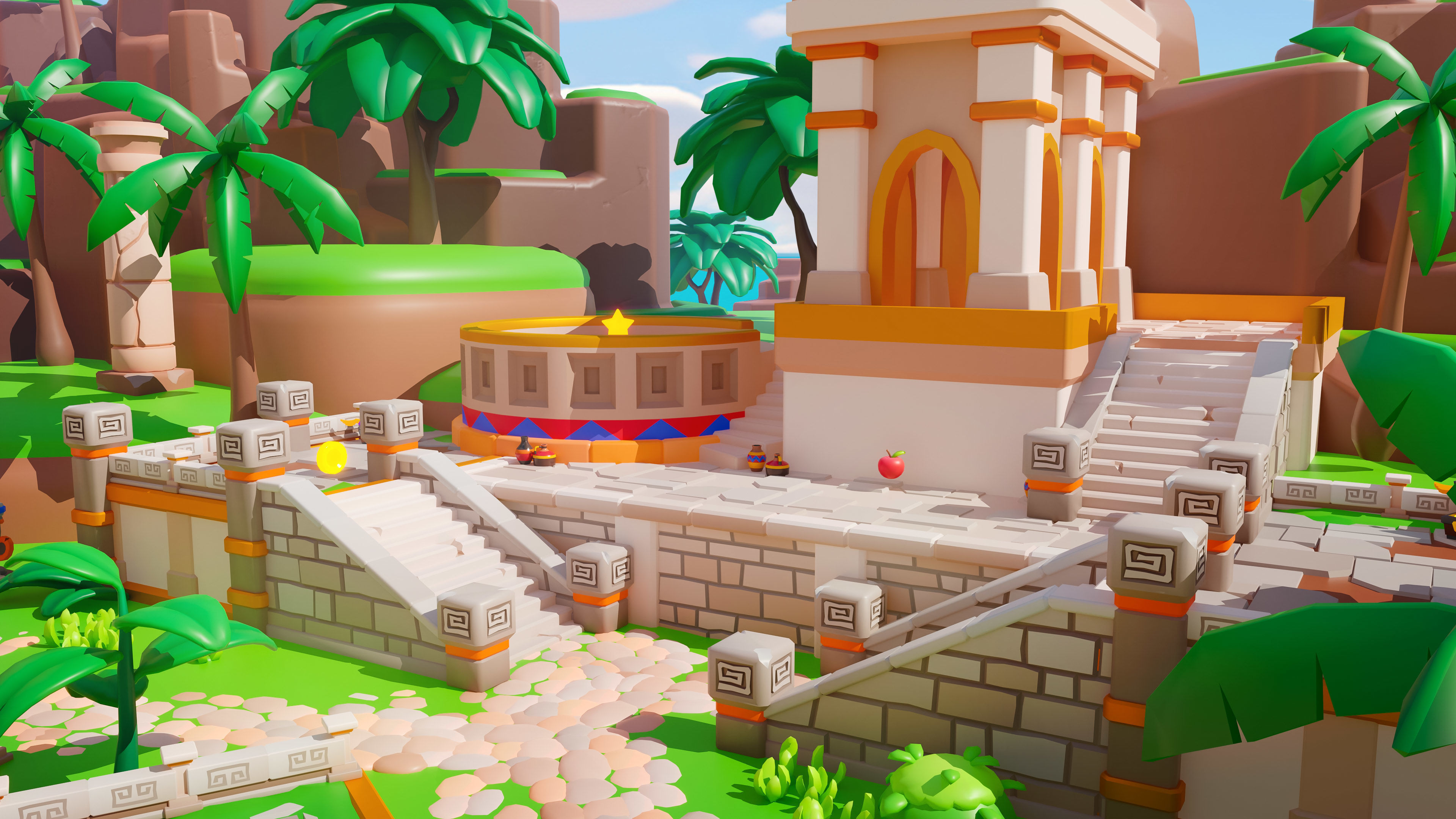 Temple Low-poly 3D model_20