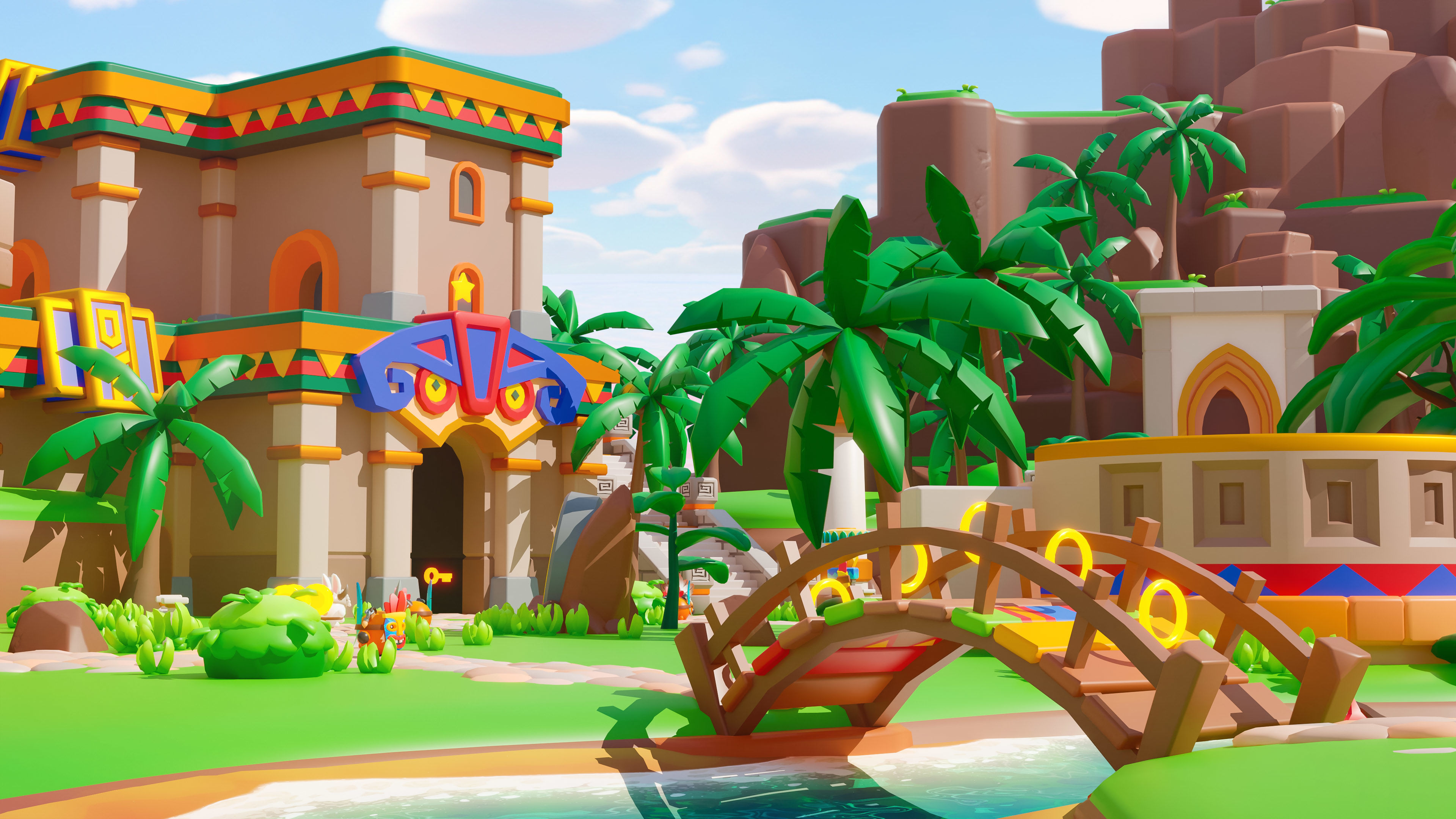 Temple Low-poly 3D model_6