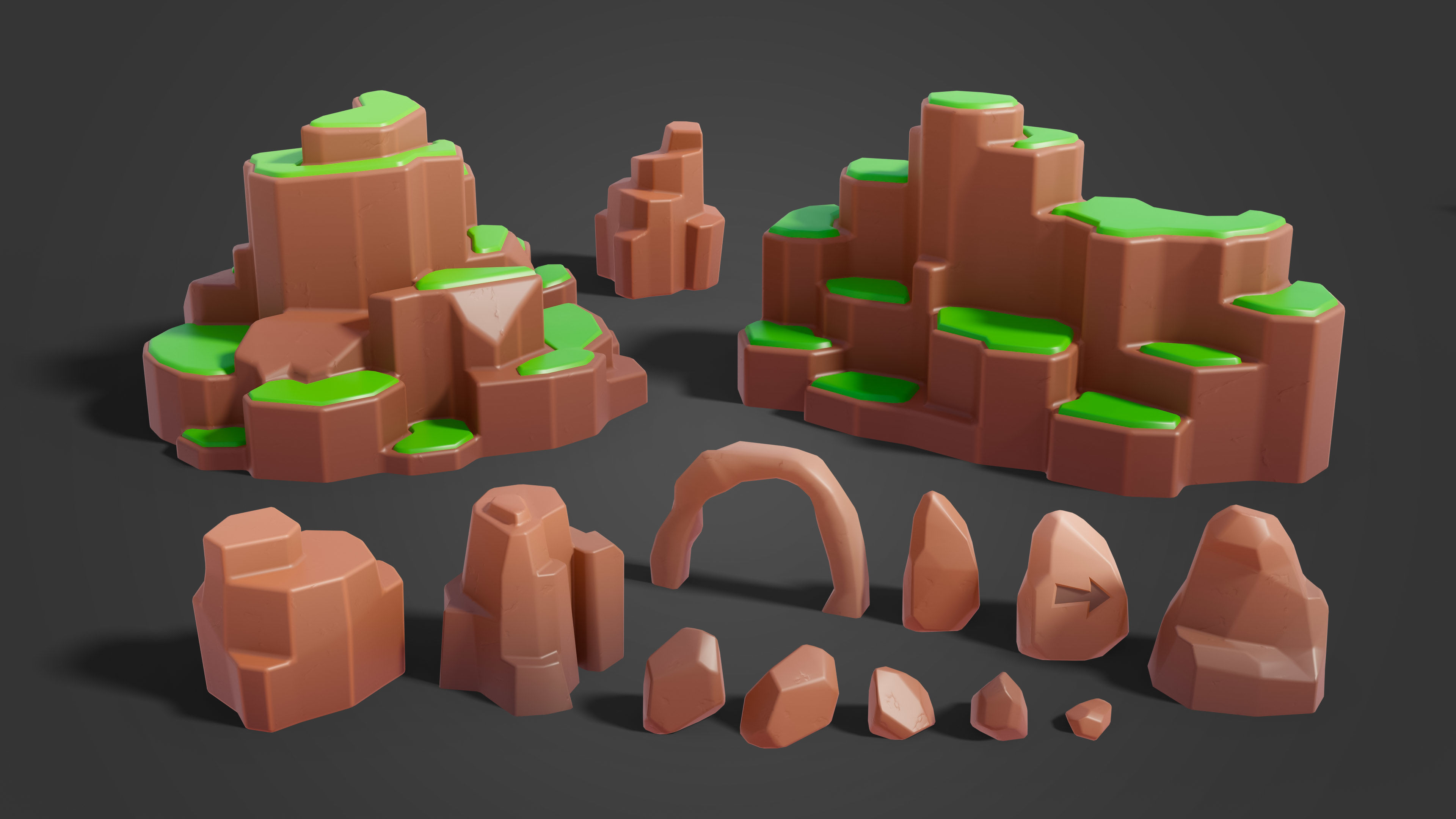 Temple Low-poly 3D model_27