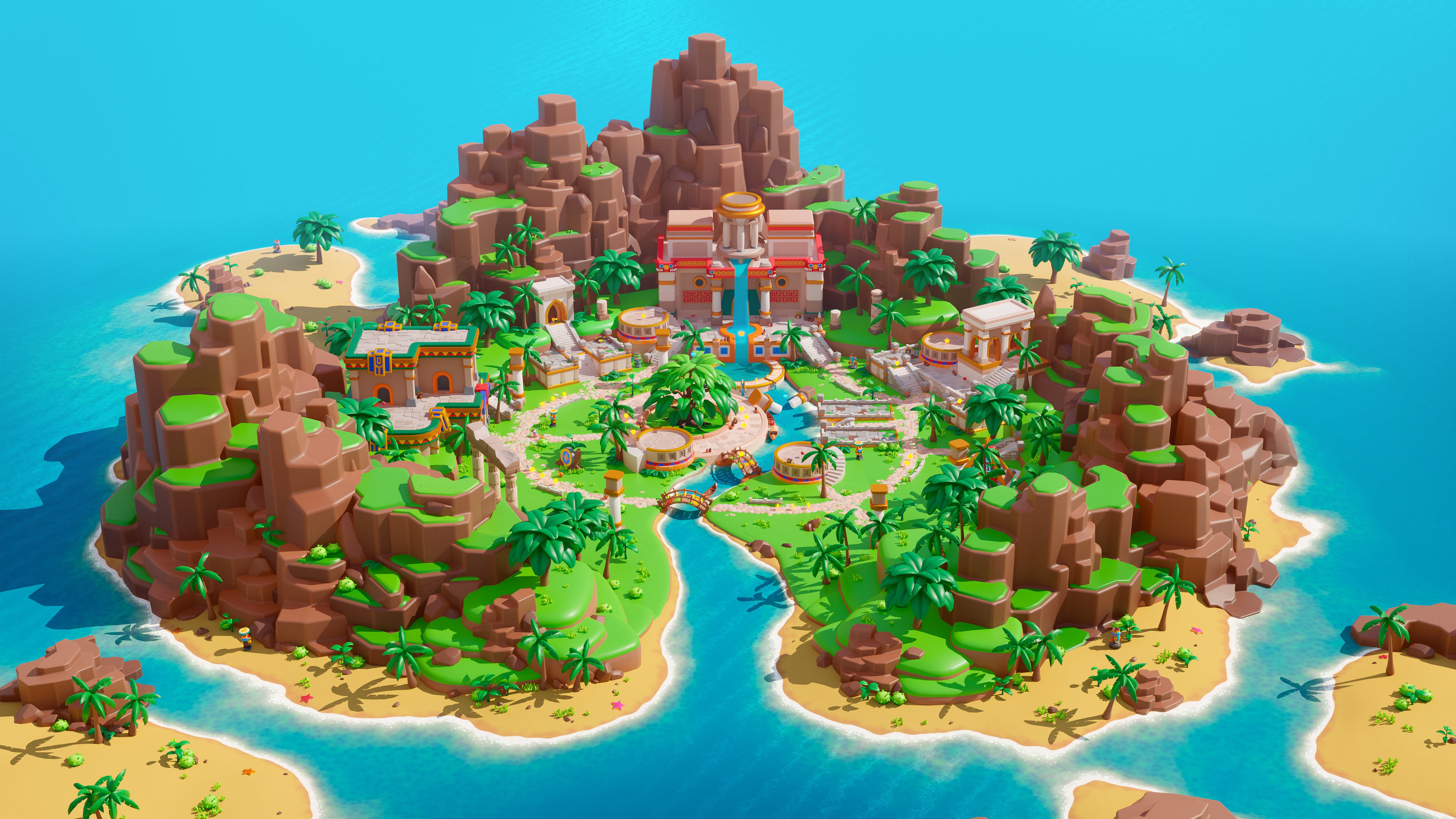 Temple Low-poly 3D model_15