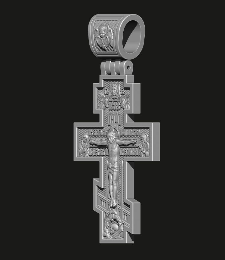 ORTHODOX CROSS 1 Printable Model 3D print model_8