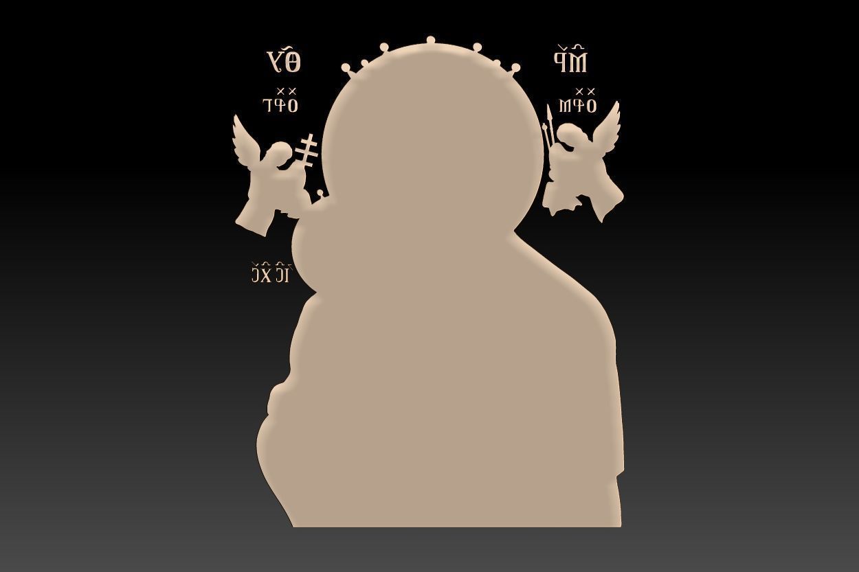 Our Lady of Perpetual Help 3D print model_5