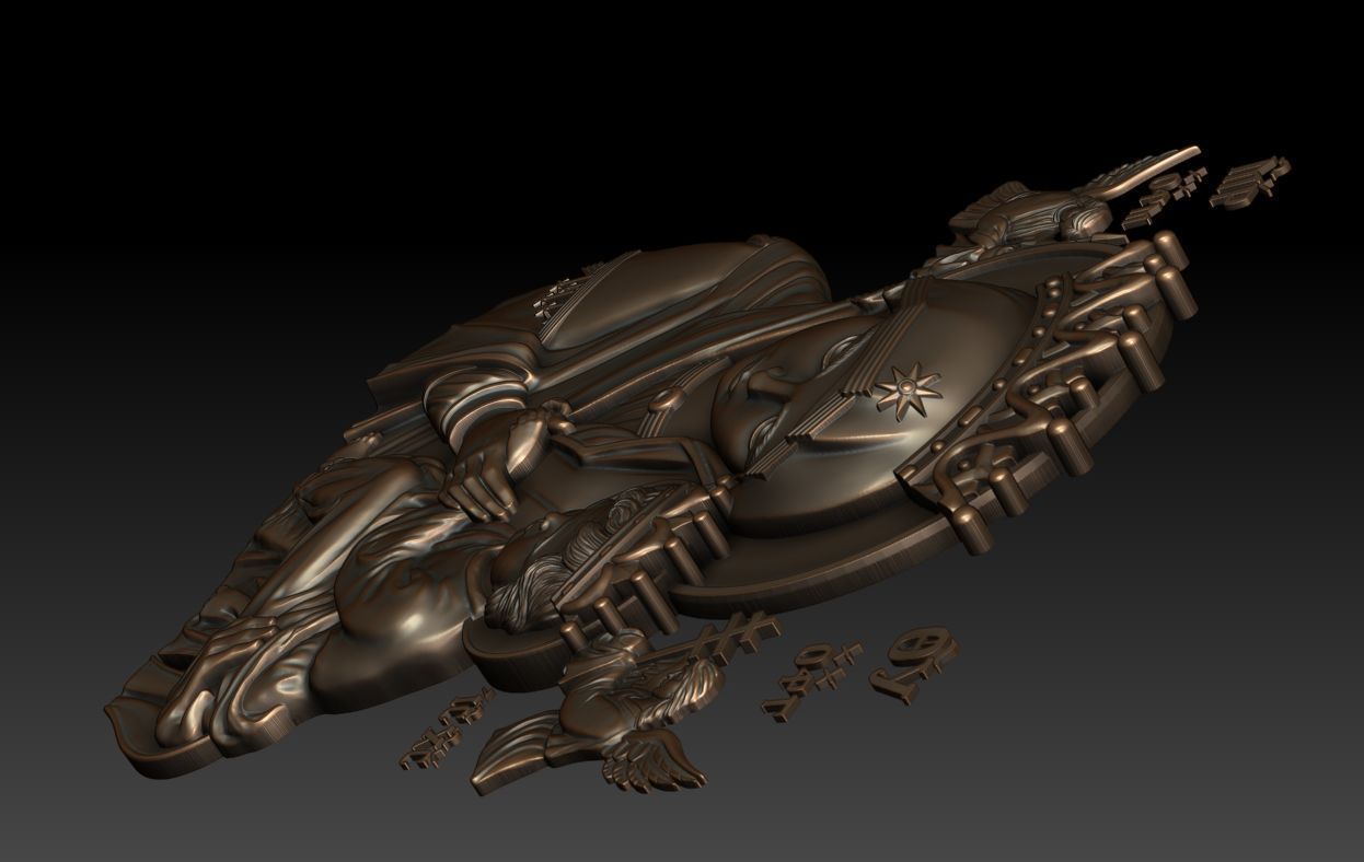 Our Lady of Perpetual Help 3D print model_3