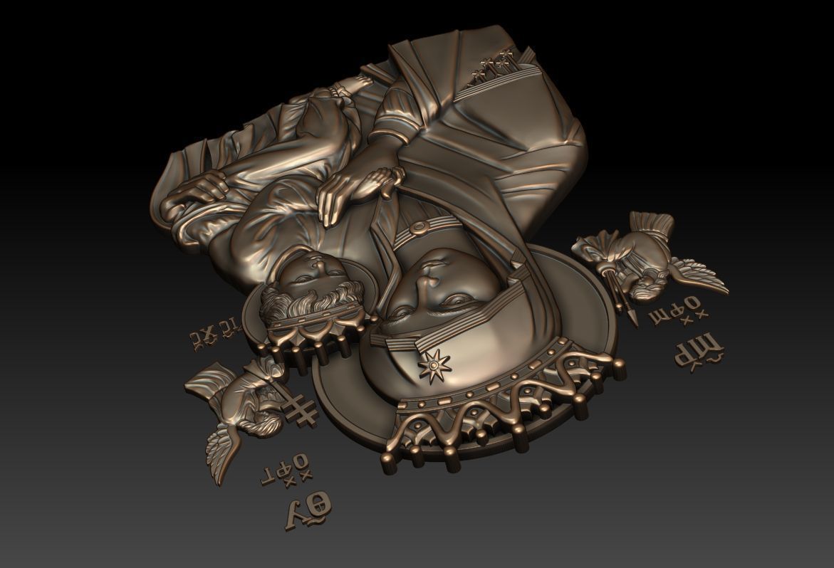 Our Lady of Perpetual Help 3D print model_6