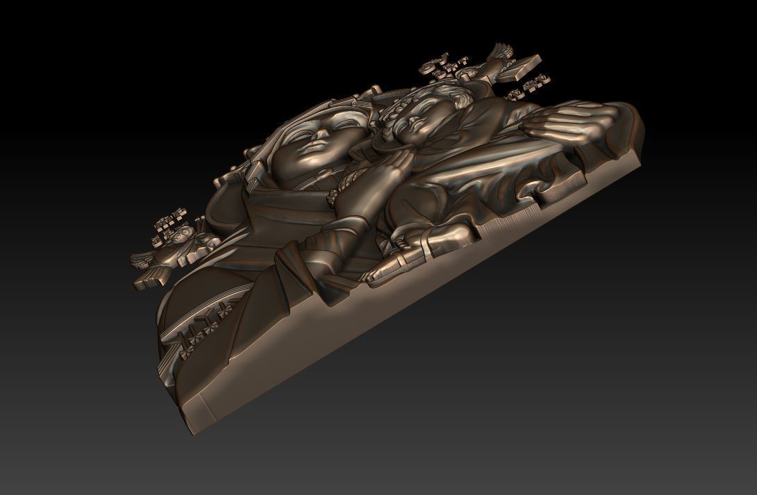 Our Lady of Perpetual Help 3D print model_7