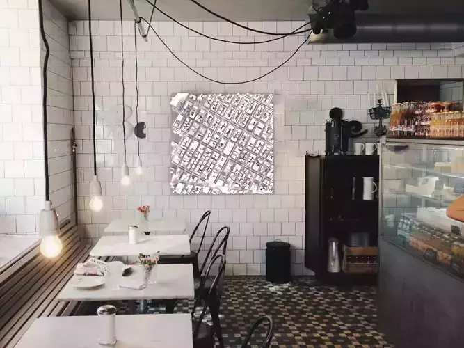 Cityscape New York USA fragment city 3D model