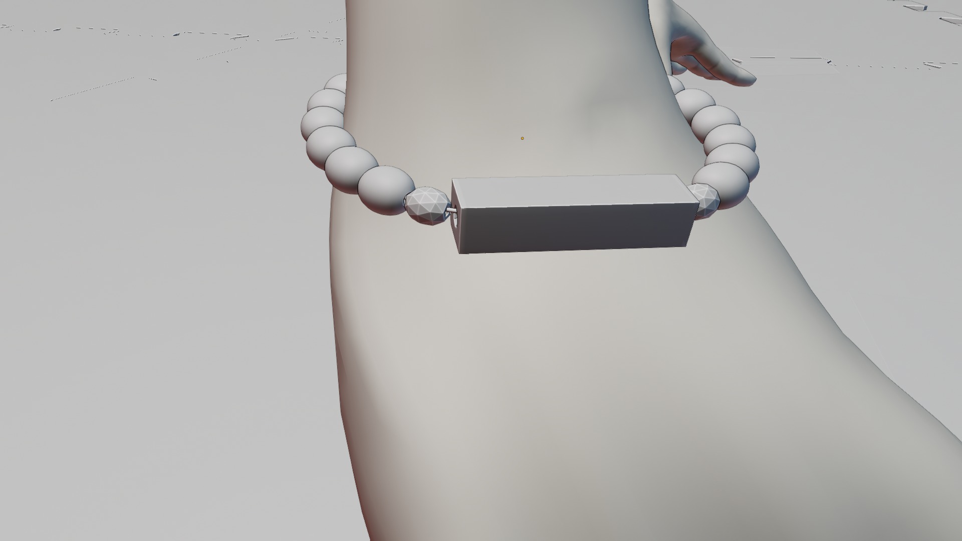 Realistic Detail Bracelet Model Free 3D print model_4