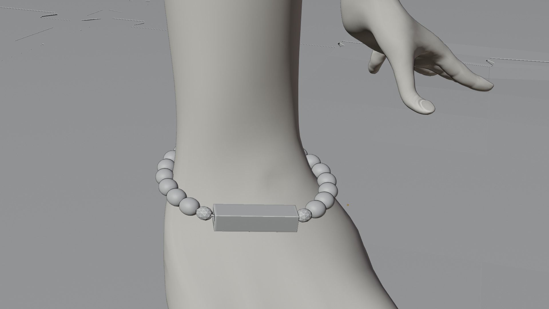 Realistic Detail Bracelet Model Free 3D print model_7