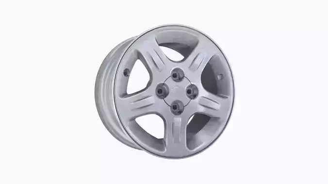 Nissan Sentra 1998 15 OEM wheel Low-poly 3D model