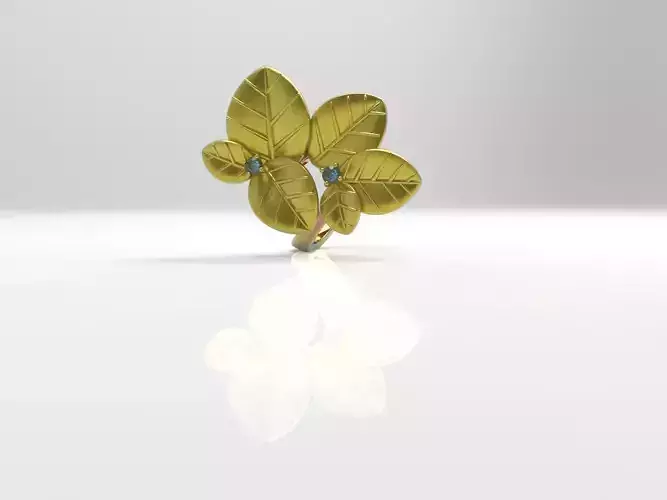 Leave Rose Gold Ring