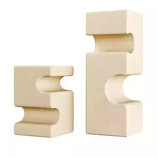 Gio Plaster Plant Stand by West Elm