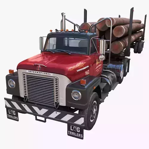 International Fleetstar log truck
