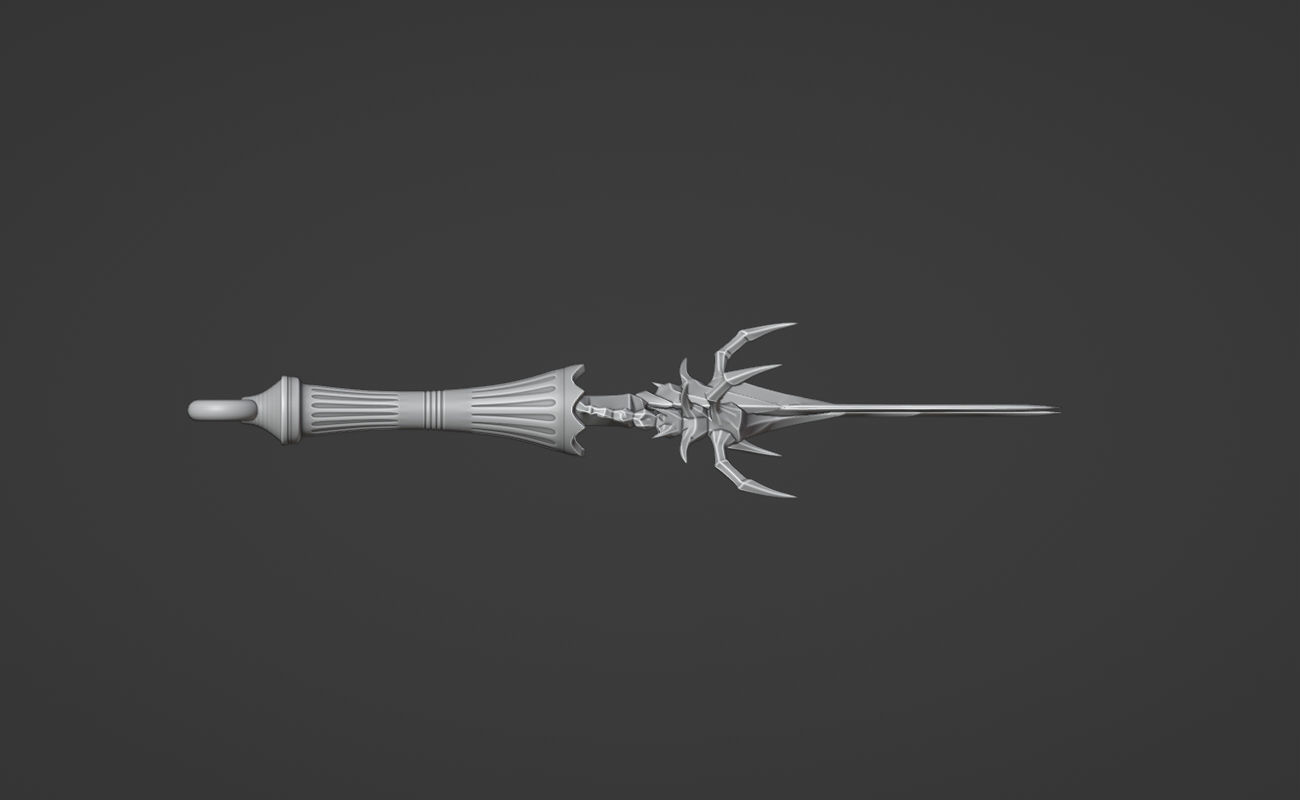 Scorpion kunai from MK1 1 - Blazing Retribution 3D model 3D