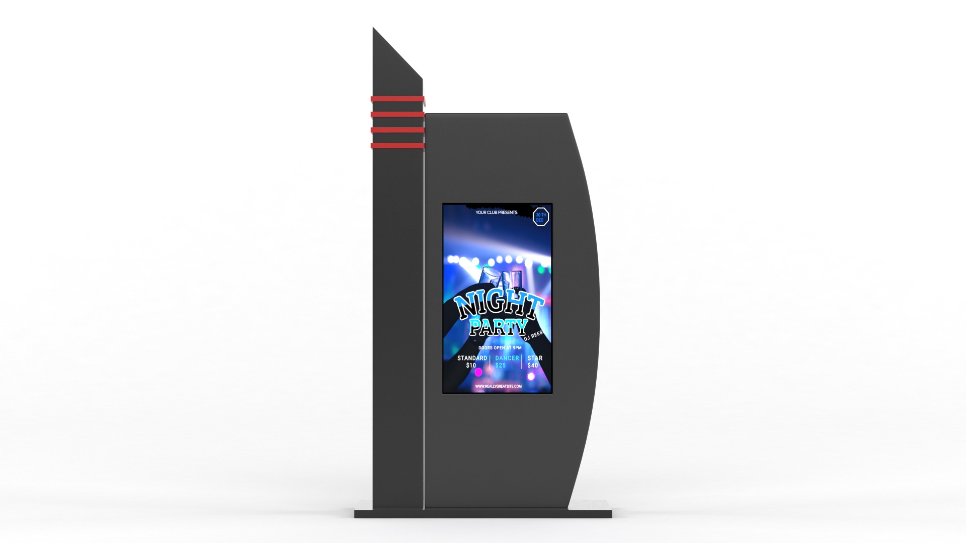 Electronic Kiosk 3D model_1