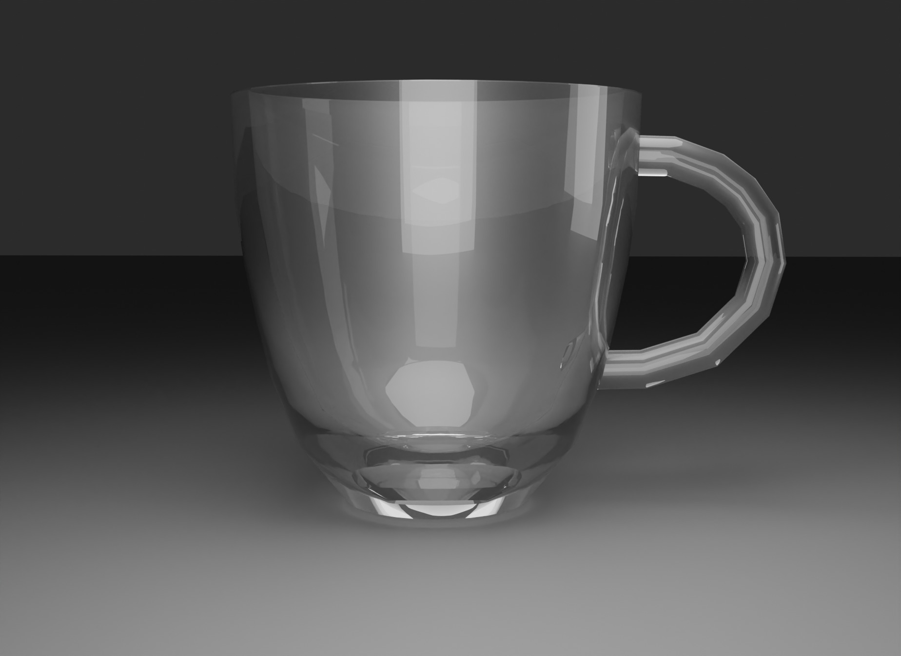 3D Model of a glass mug 3D model_1