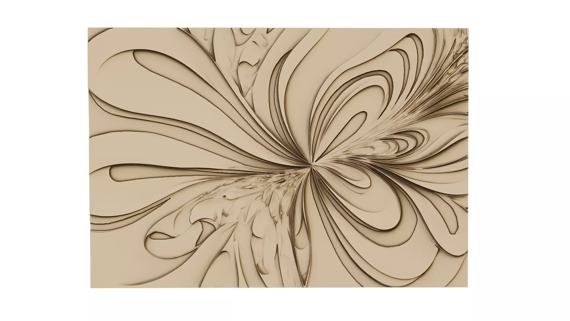 decor set wall panel wall  relief mural CNC 29 3D model_0