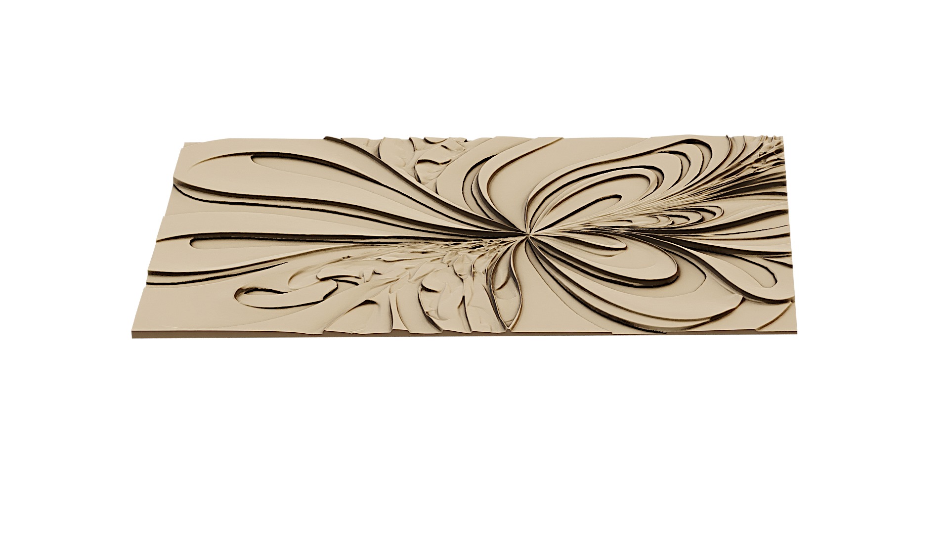 decor set wall panel wall  relief mural CNC 29 3D model_3