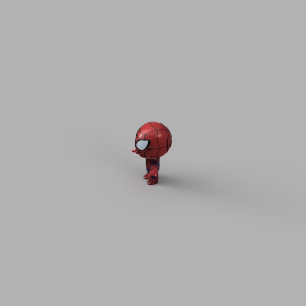Marvel Comics Mini Spider-Man Peter Parker 3D model_3