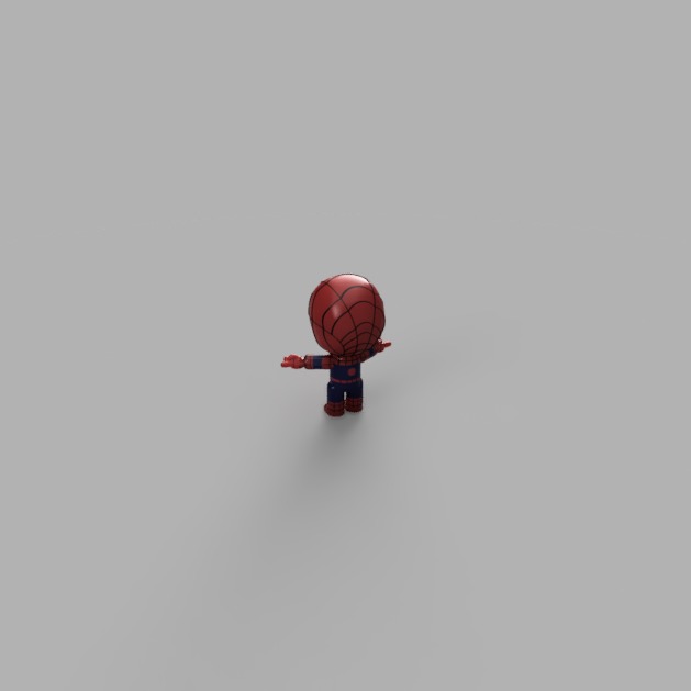 Marvel Comics Mini Spider-Man Peter Parker 3D model_4
