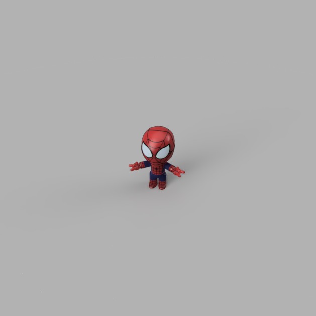 Marvel Comics Mini Spider-Man Peter Parker 3D model_2