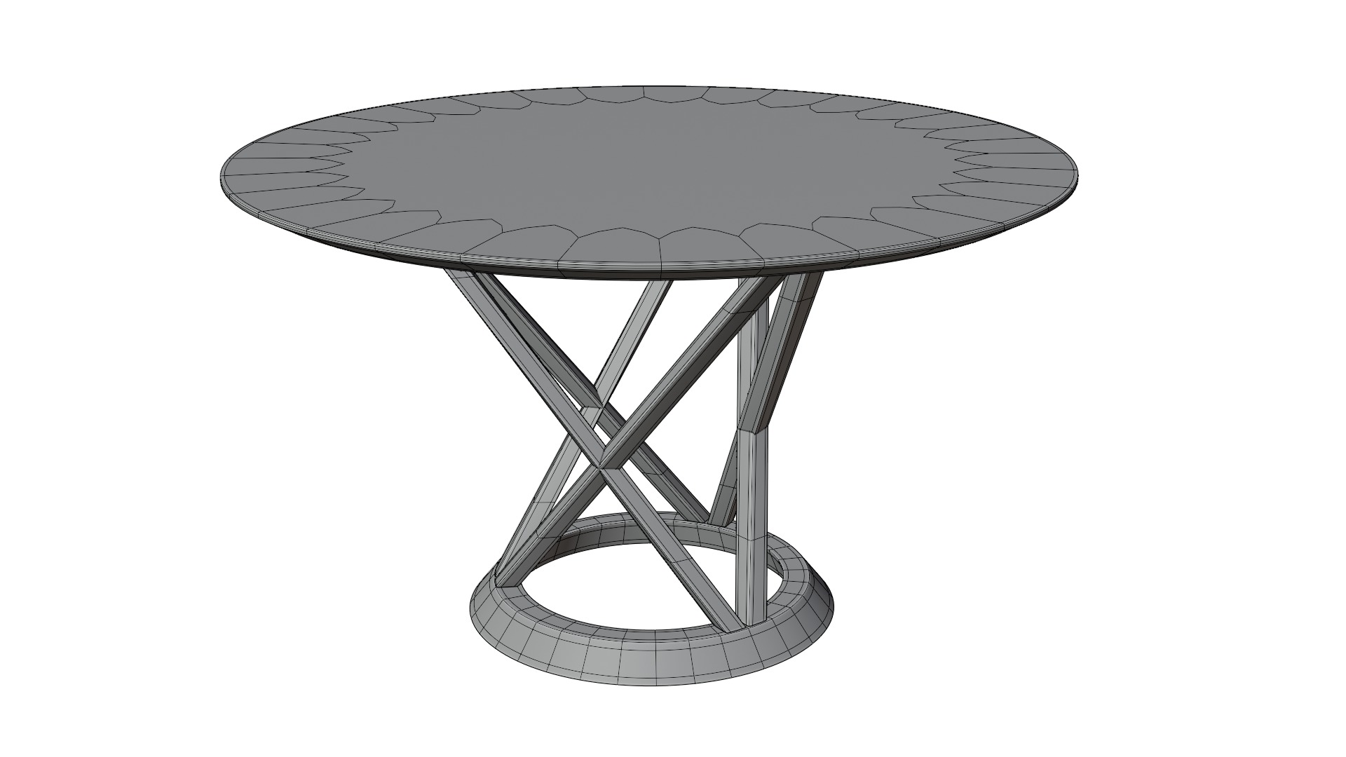 Duchees Dining Table 3D model_5