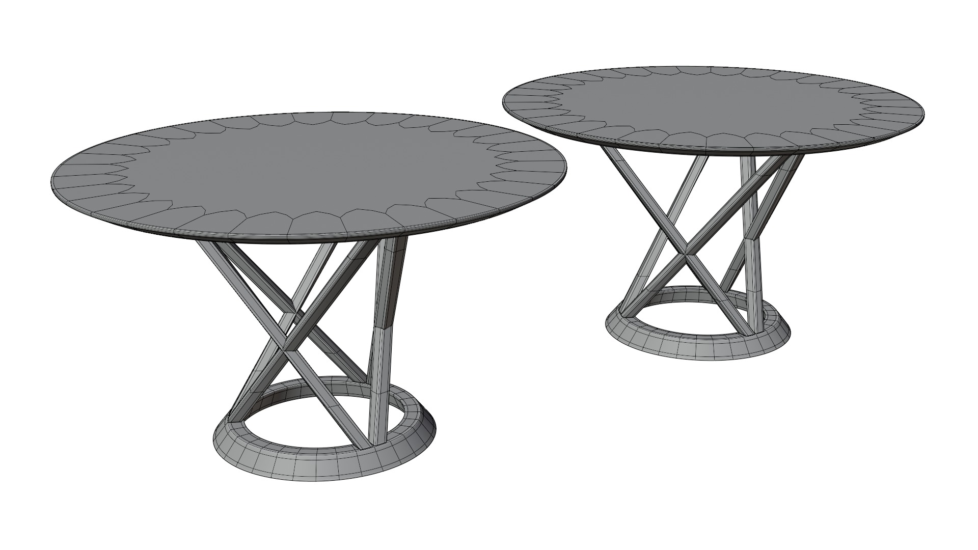 Duchees Dining Table 3D model_4
