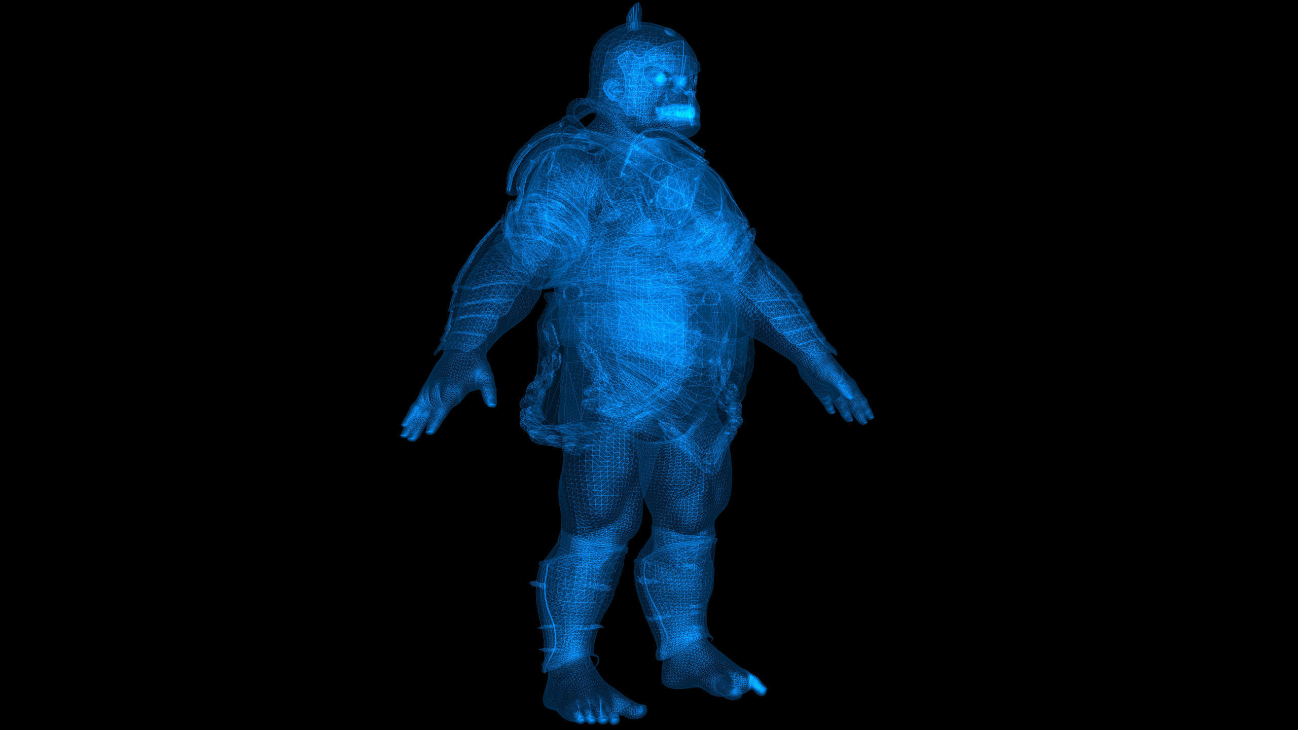 Gorilla Warrior  3D model_1