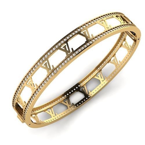 elegant bracelet model 3D print model 3D print model