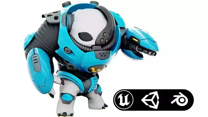 ALIEN TROOPER 13-V  Rigged for Unreal Engine - Unity - MIXAMO 