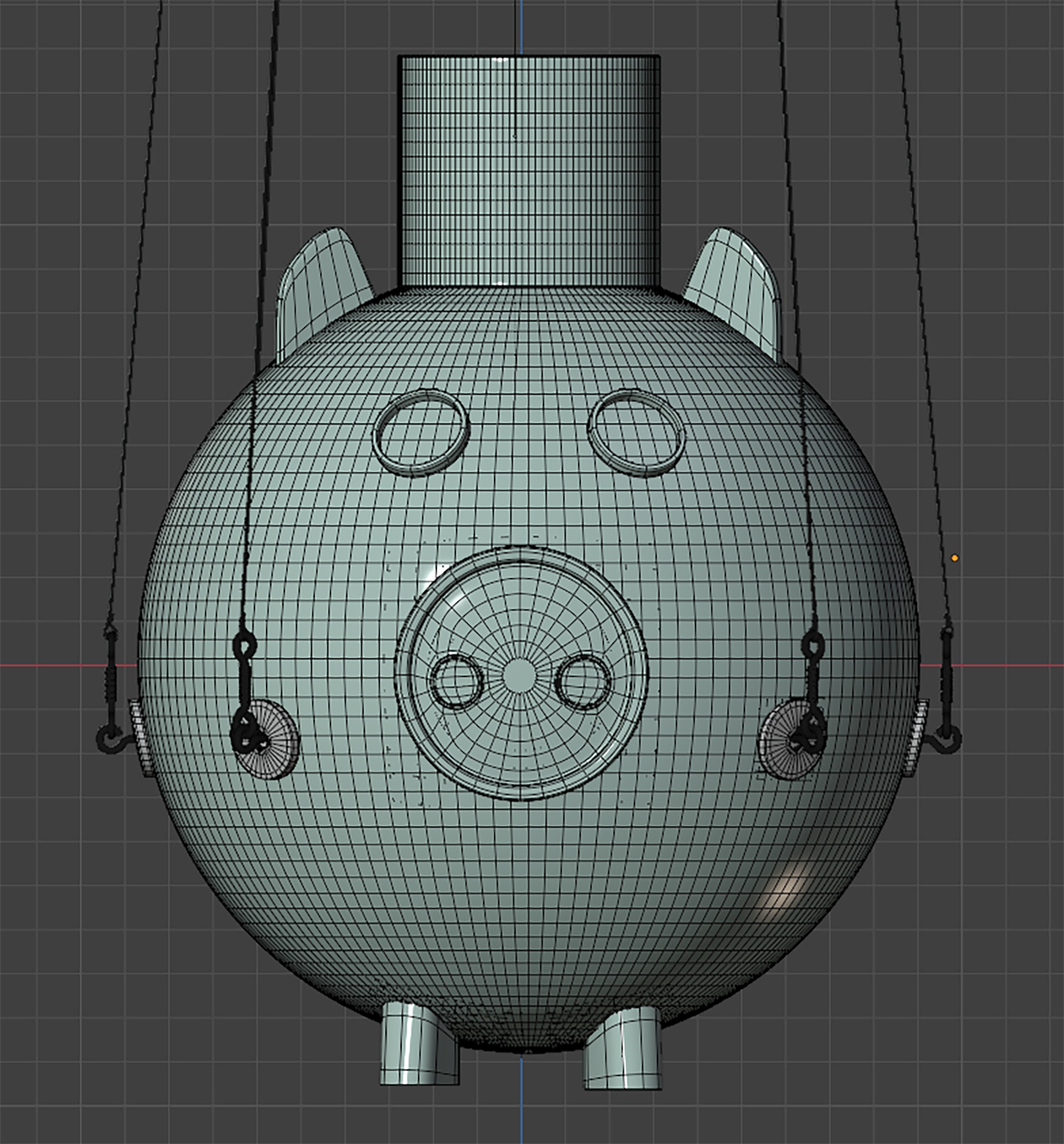  Squid Game Piggy Bank 3D model_9