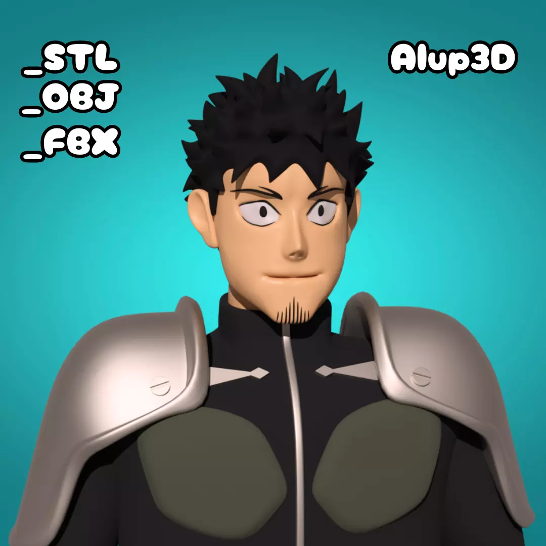 Hibino Kakfa - Kaiju No 8 3D print model