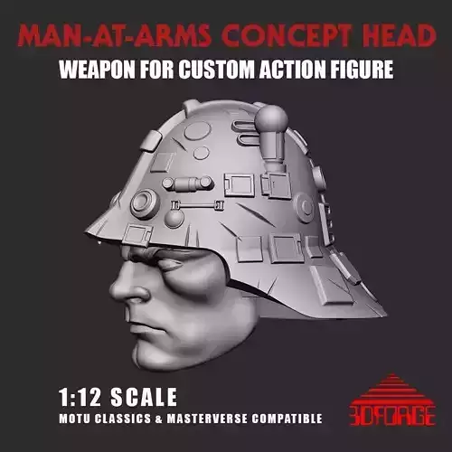 Manatarms concept version MOTUClassics-Masterverse-Origins Scale