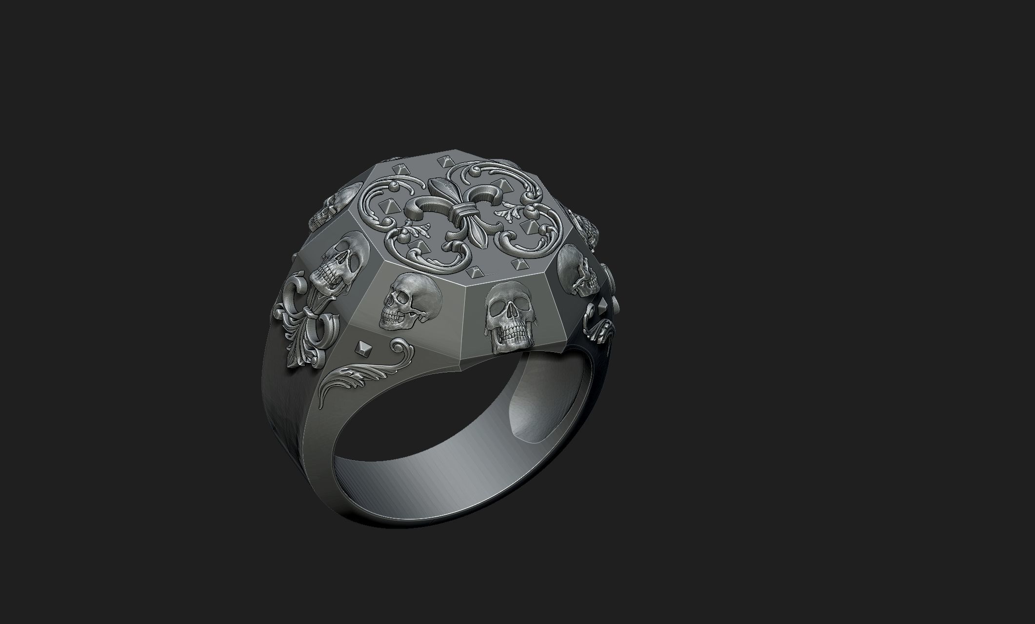 chopper ring 3D print model_2