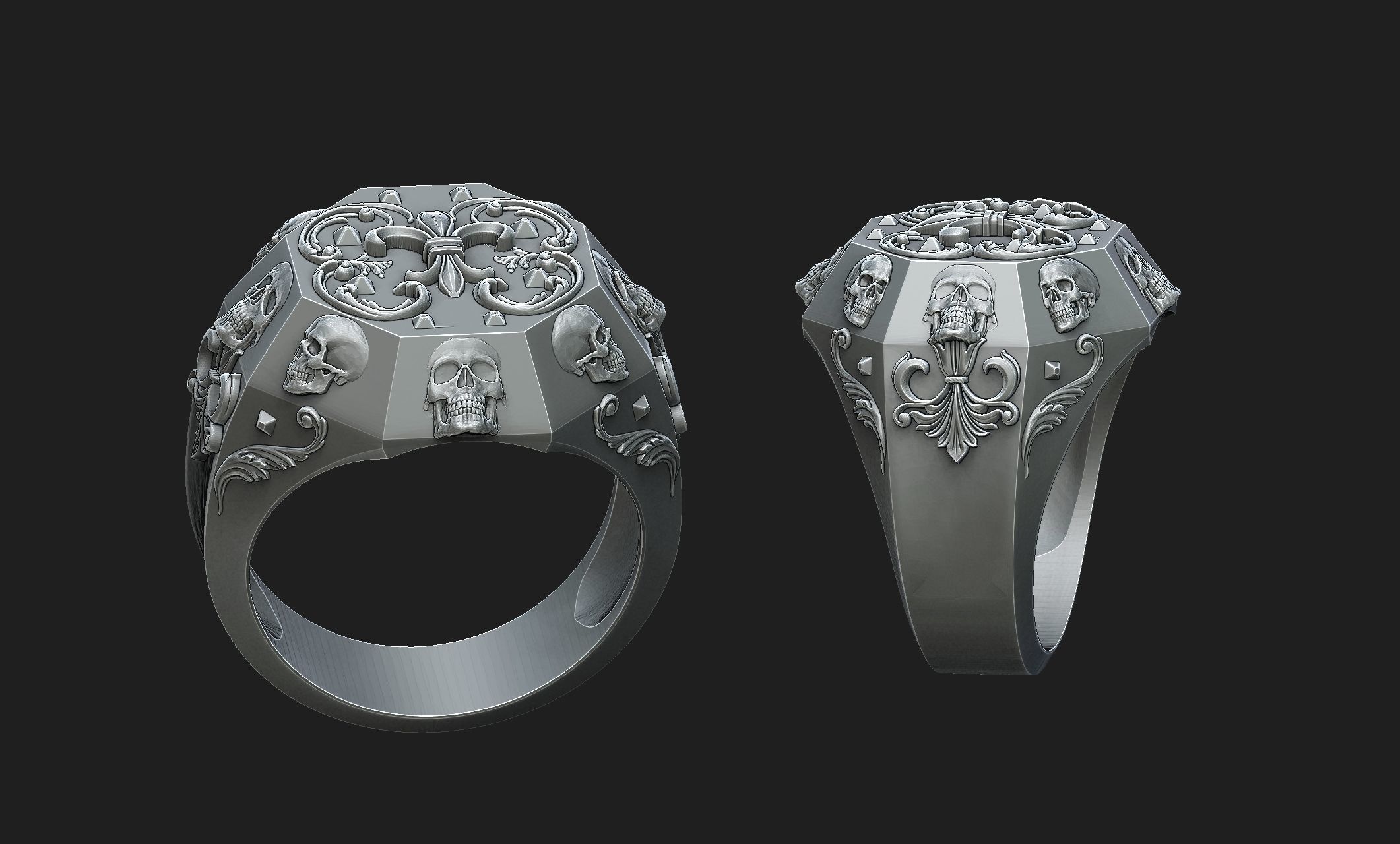 chopper ring 3D print model_5