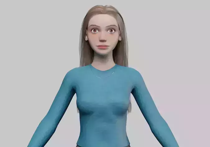 young sweet woman V30225 