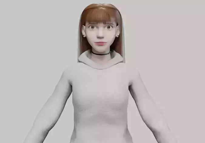 young cute woman V33650 