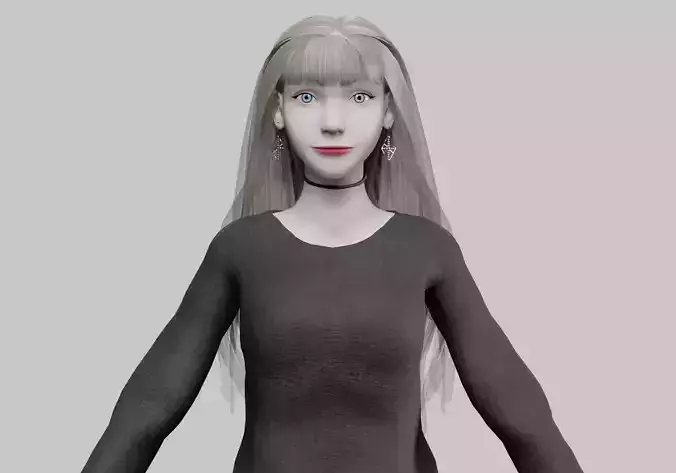 teen pretty woman V35059 