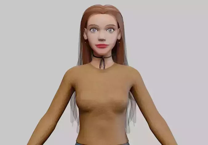 teen cute woman V33686 