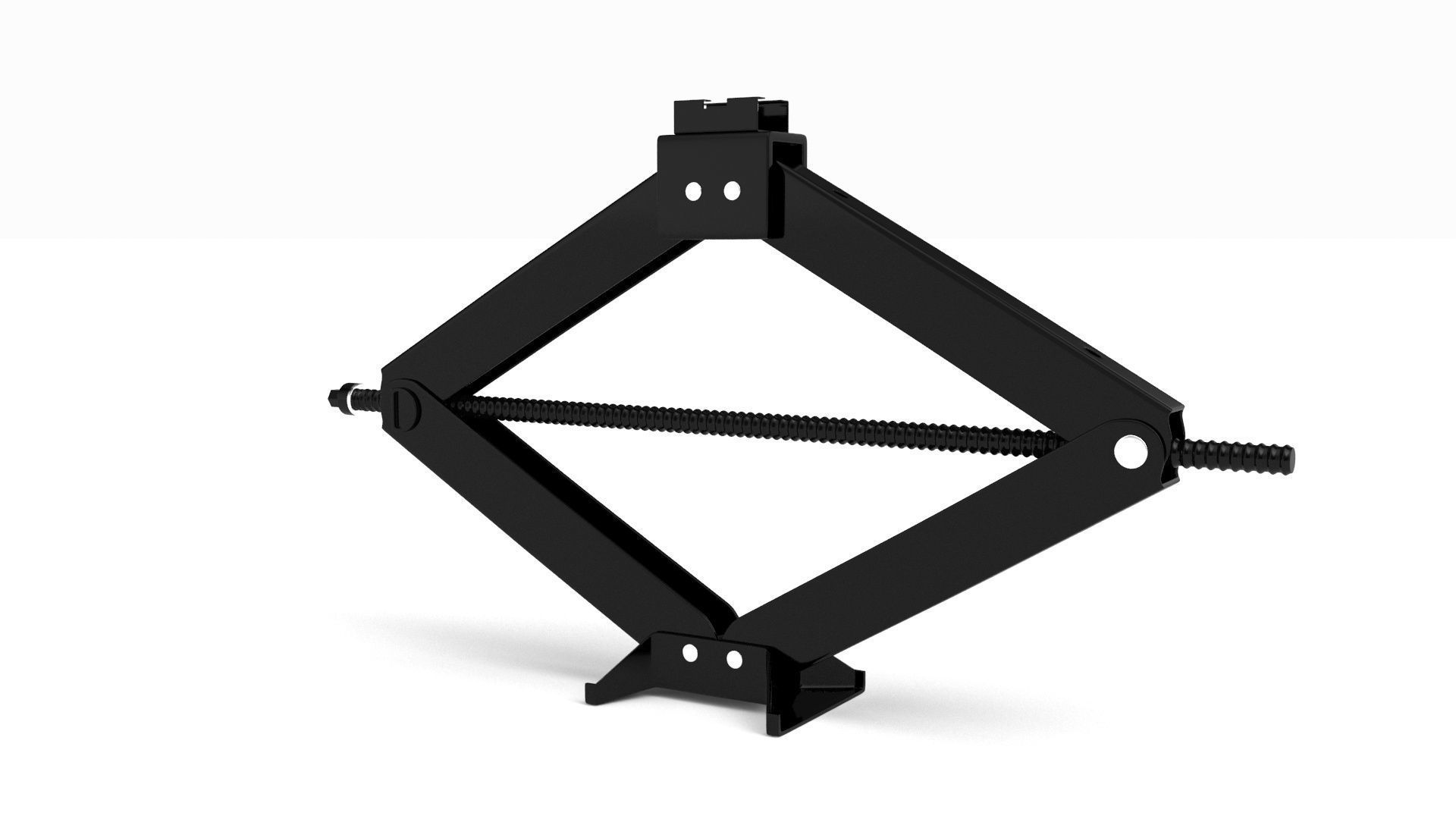 Black Car Jack 3D model_5