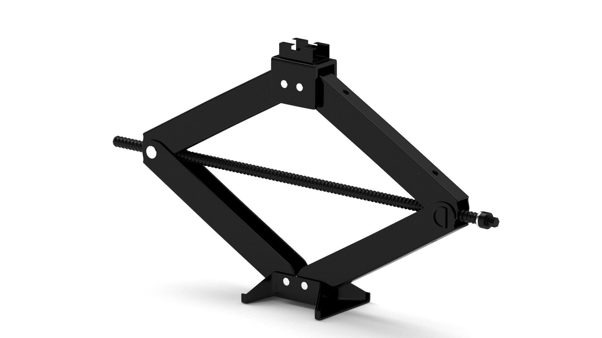 Black Car Jack 3D model_1